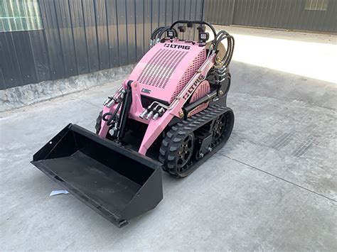 PINK LTMG Mini Steer Skid Loader With EPA Emission Standards